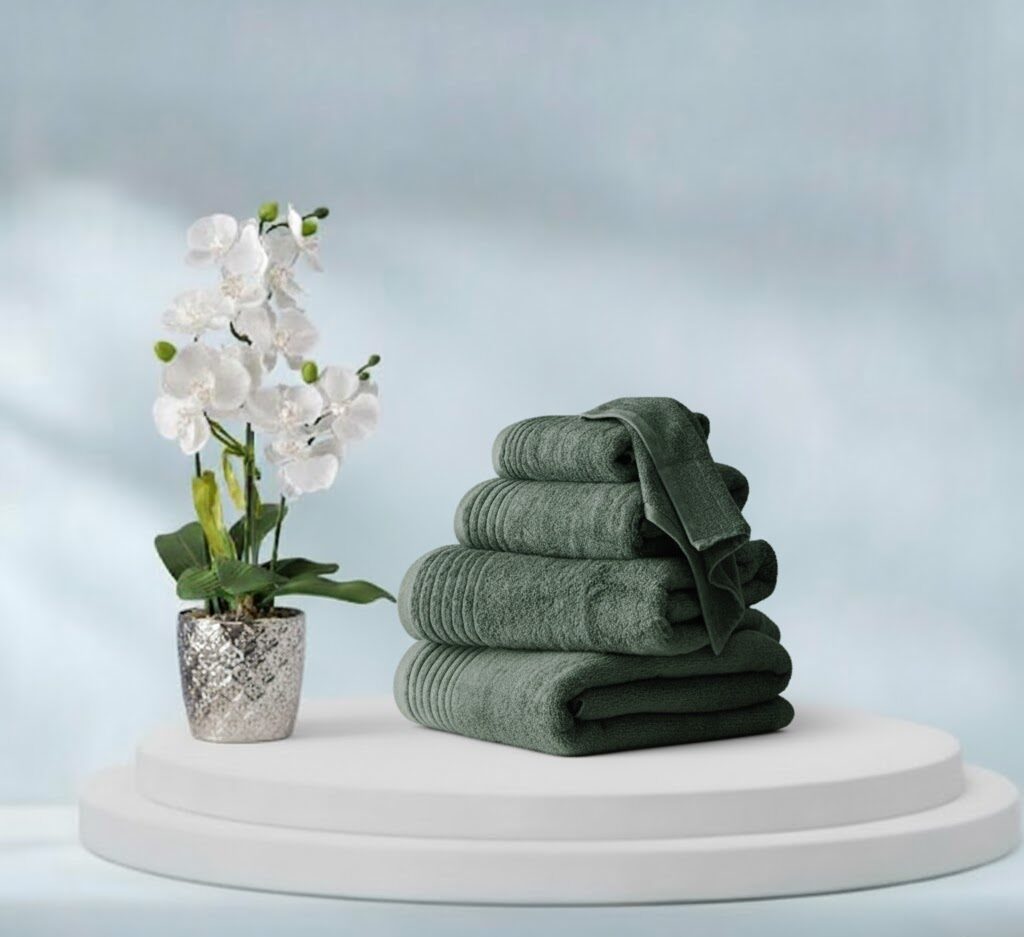 zero_twist_cotton_decent_towel_green zero_twist_cotton_decent_towel_green